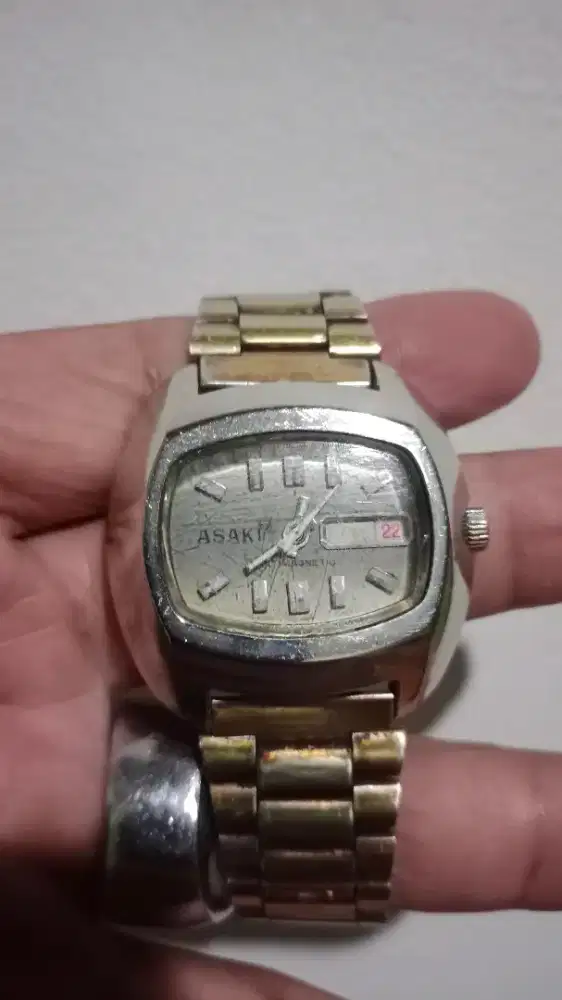 Jam tangan antik Asaki (Rare)
