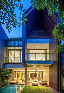 Rumah baru design modern tropical di Kemang Bangka Jakarta Selatan