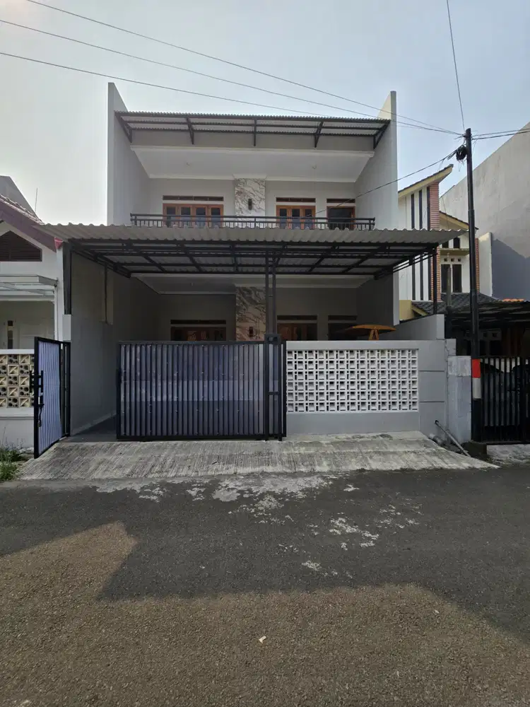 Rumah baru renovasi di billymoon pondok kelapa jakarta timur