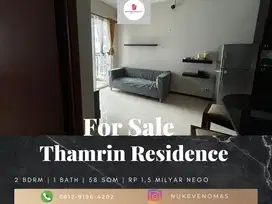 Dijual Apartement Thamrin Residence 2 BR Furnished Bagus Middle Floor