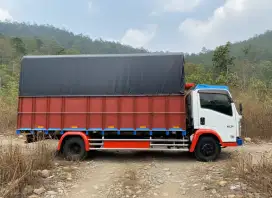 Truk Isuzu ELF 6rdLong Th2023 Bak Kayu