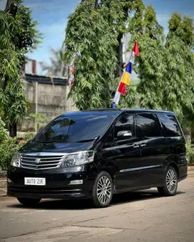 Toyota Alphard V 3.0 Hitam 2007 Antik Simpanan Murmer Ori Menarik Bu