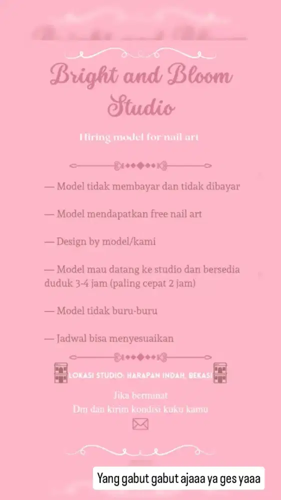 Di cari, Model untuk Nail Art