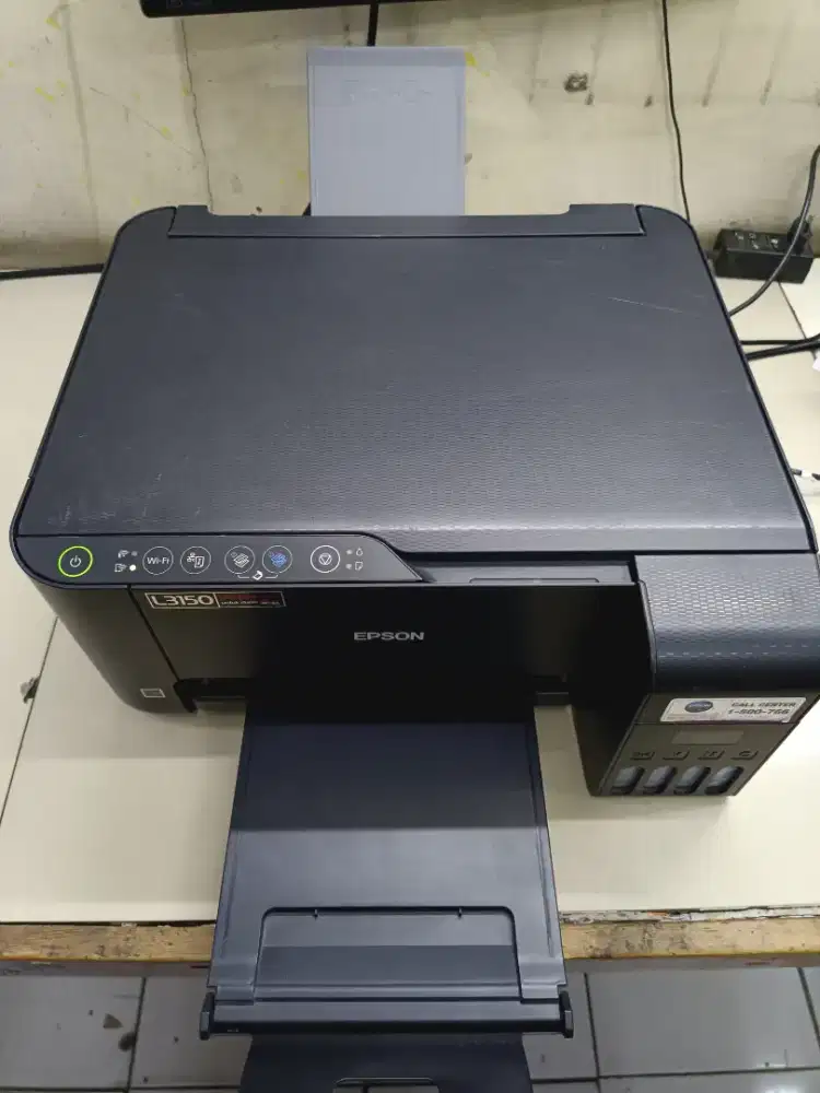 Printer Epson L3150, print scan copy suport wifi, normal siap pakai