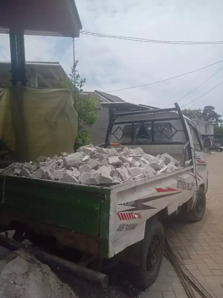 jasa angkutan puing pikup