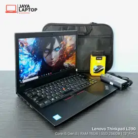 Lenovo Thinkpad L390 Core i5 G8 RAM 16GB SSD 256GB Laptop Second Bekas