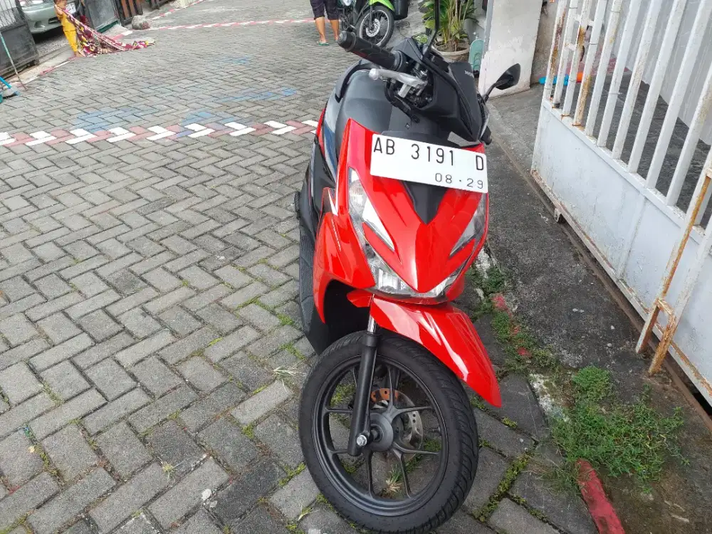 Honda New Beat LED 2024 CBS Alarm Plat AB KM 10rb Sudah New Model