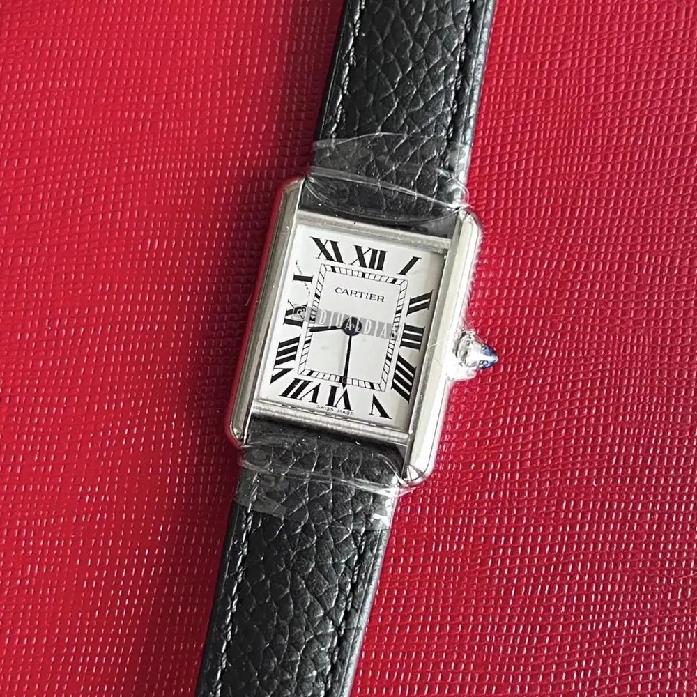 CARTIER TANK MUST SMALL QUARTZ STEEL LEATHER WSTA0135 BNIB 2025