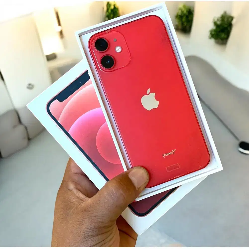 iphone 12 mini 64gb red resmi iBox