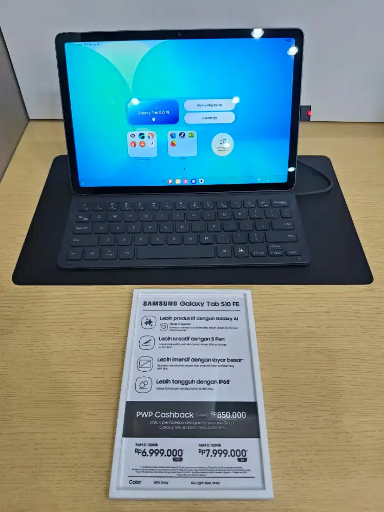 Kredit Samsung Tab S10 FE 5G 8/128GB Bisa Free 2x Cicilan