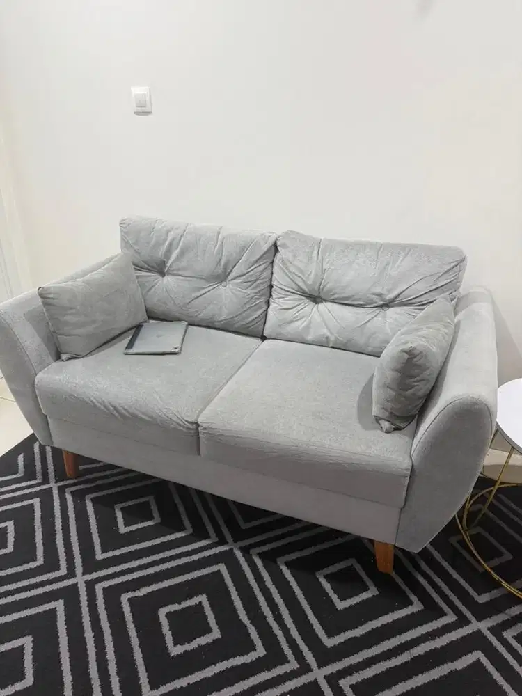 Sofa abu abu bagus like new