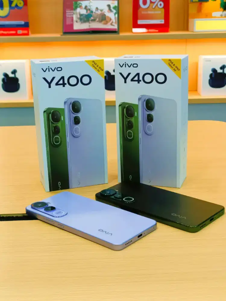 New arival vivo terbaru Y400 batrai 6000MAH SUPPORT IP68 & IP69
