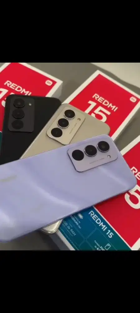Bew redmi 15 batree 7000 mah ram 16 gb