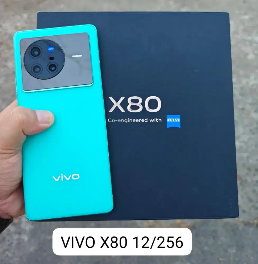 Vivo X80 12/256 Fulset Mulus