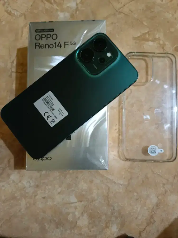 Jual Oppo Reno 14f 5G ram12/256 kondisi mulus like new lengkap
Bisa tt