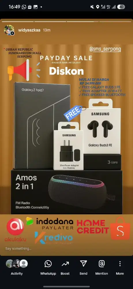 SAMSUNG FOLD 7 12/256