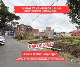 Jual Kavling 66m² Murah, Cuma 2 Menit ke UMM dan Taman Sengkaling.