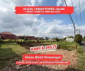Rumah Tenang Buat Pensiun? Beli Tanah 66m², 2 Menit dari UMM & Sengkaling.