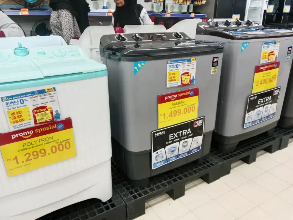 Cicilan mesin cuci murah tanpa DP