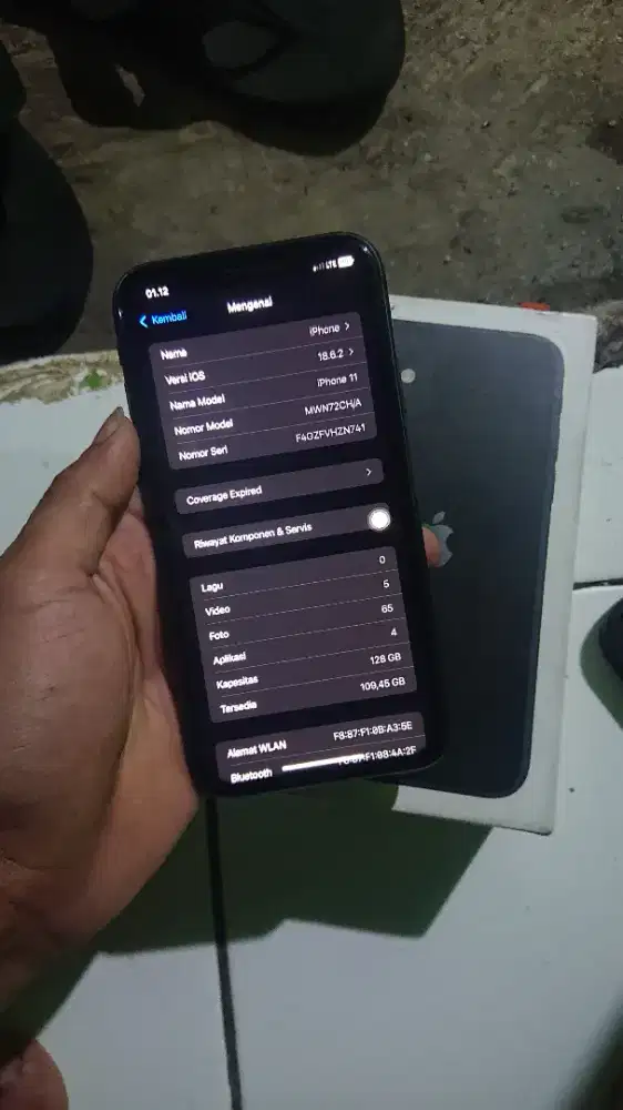 Ip 11 128gb al oprator