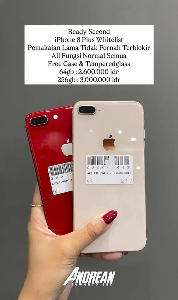 Second Iphone 8Plus Permanen
