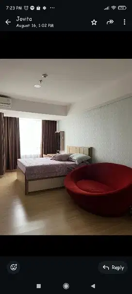 DIJUAL APARTMEN SKANDIVIA FURNISHED BAGUS