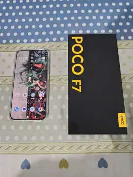 Handphone Poco F7 Silver 99% Like New Fullset (Nego Pertamax)