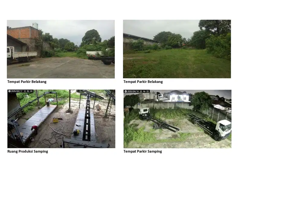 DI JUAL TANAH DIATASNYA BERDIRI PABRIK KAROSERI KENDARAAN