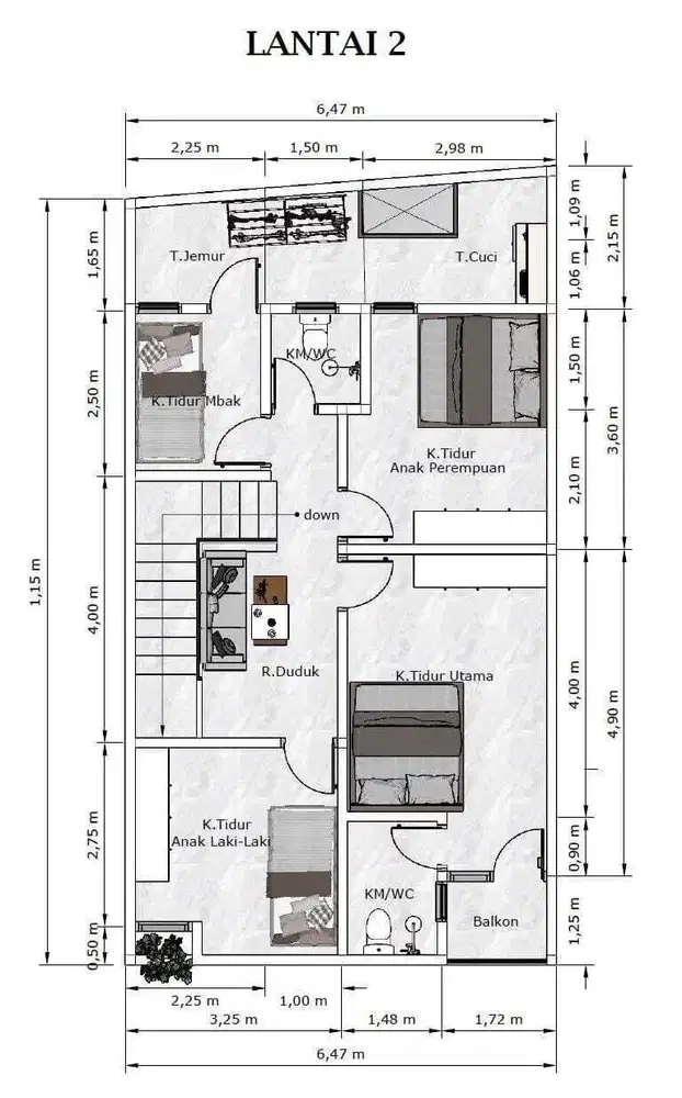 Dijual Cepat Rumah Baru Minimalis Cipinang Jaya Jakarta Timur