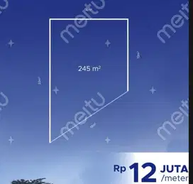 Tanah Kavling 245 Meter Siap Bangun Pondok Cabe Tangerang