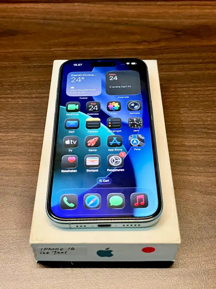 Iphone 16 128Gb Teal Garansi Resmi Ibox
