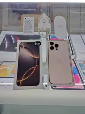 Second Apple IPhone 16 Pro Max 256GB Dessert Titanium Garansi IBOX ON