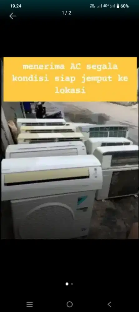 Terima AC bekas segala kondisi