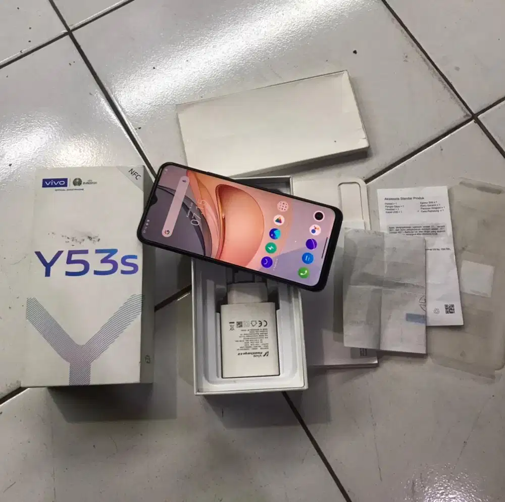 vivo Y53S NFC 8/128 fullset original