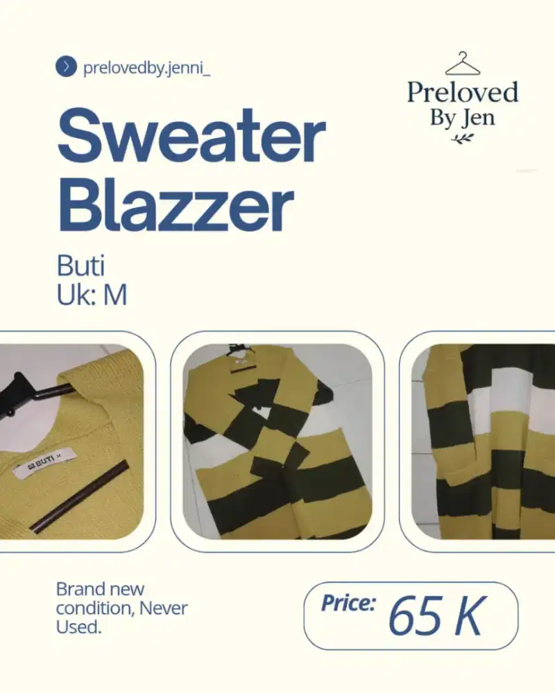 Sweater rajut panjang