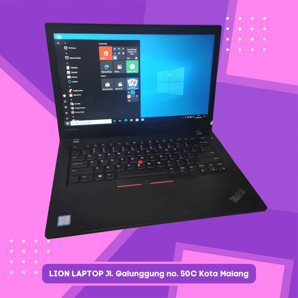 RAM 16GB Core i5 Gen7 SSD 256GB Lenovo Thinkpad T470 [25|09]