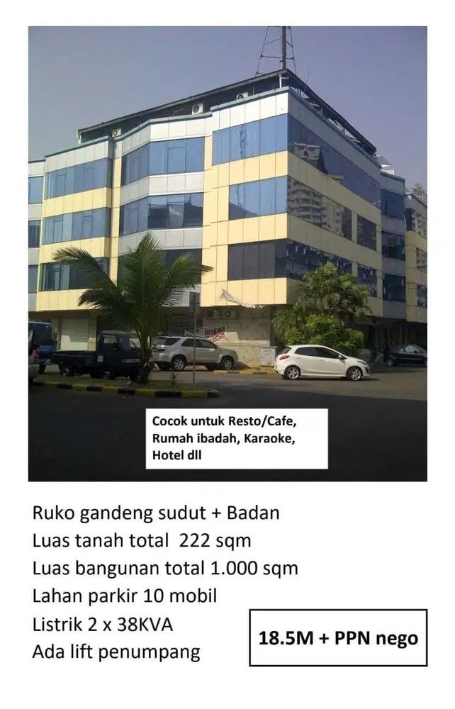 Dijual Ruko Gandeng 3 Kelapa Gading Jakarta Utara