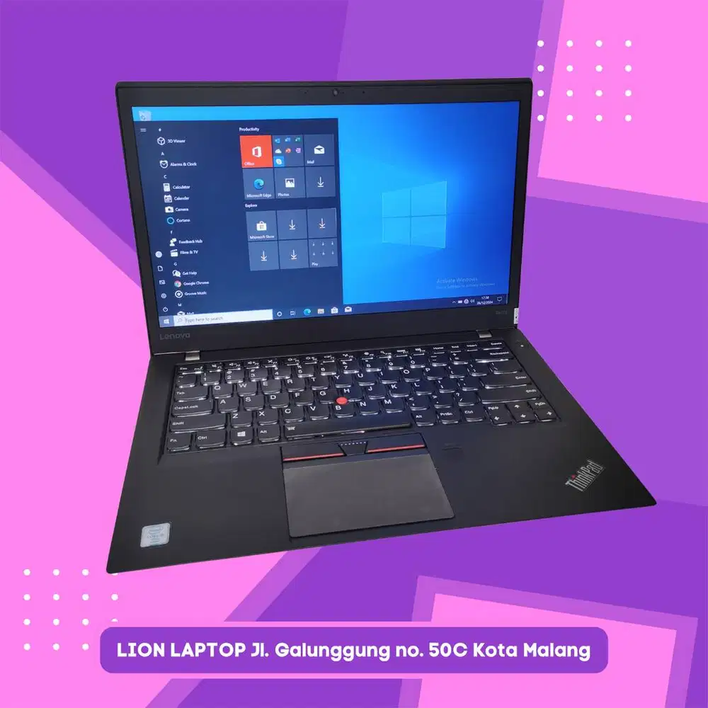 RAM 8GB SSD 256GB Core i5 Slim Lenovo Thinkpad T460s [25|09]