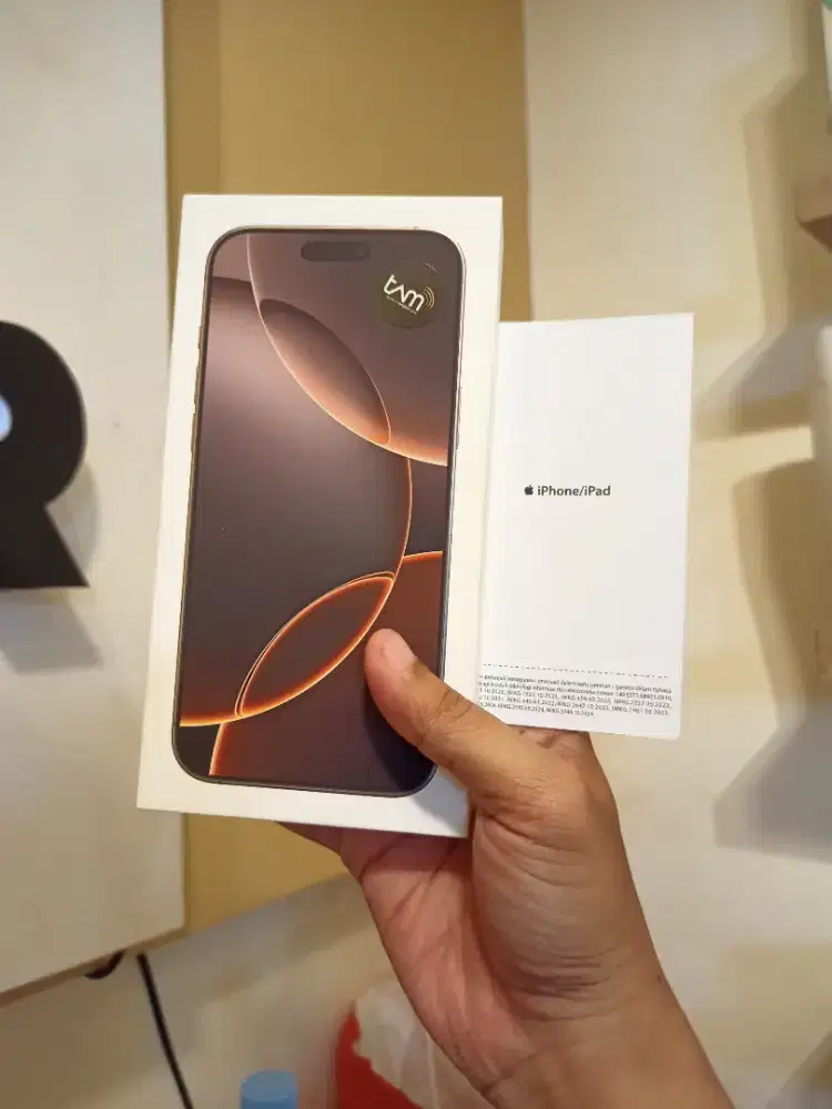Jual Iphone 16 Promax 256Gb New Resmi Ibox Warna Dessert Titanium