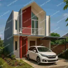 Rumah Hook 2 Lantai Scandinavian – Posisi Depan Cluster Pakis Malang, Dekat Bandara & Exit Tol
