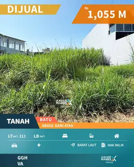 DIJUAL TANAH SIAP BANGUN VIEW PEGUNUNGAN DI ABDUL GANI ATAS, KOTA BATU