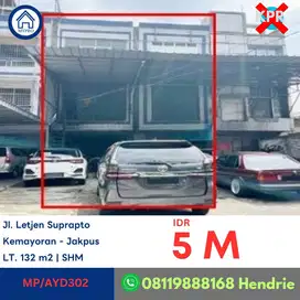 MP/AYD302 AYDA AS IS, 2 unit ruko jl letjen Suprapto no 54a/54b, kel. harapan mulya, kec. kemayoran, jakarta pusat