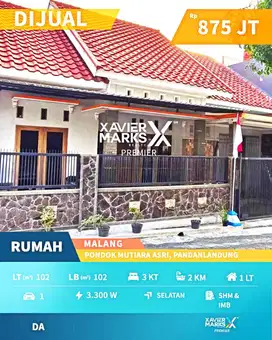 Dijual Rumah Siap Huni Di Pondok Mutiara Asri, Pandanlandung Malang