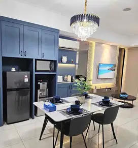 di sewa kan apartemen the mansion jasmine Kemayoran full furnish premium 2 BR luas 76 m2