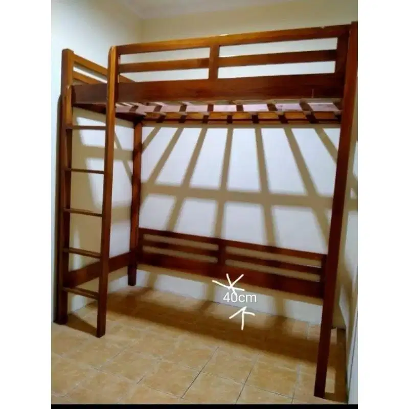 Ranjang tingkat kayu jati perhutani