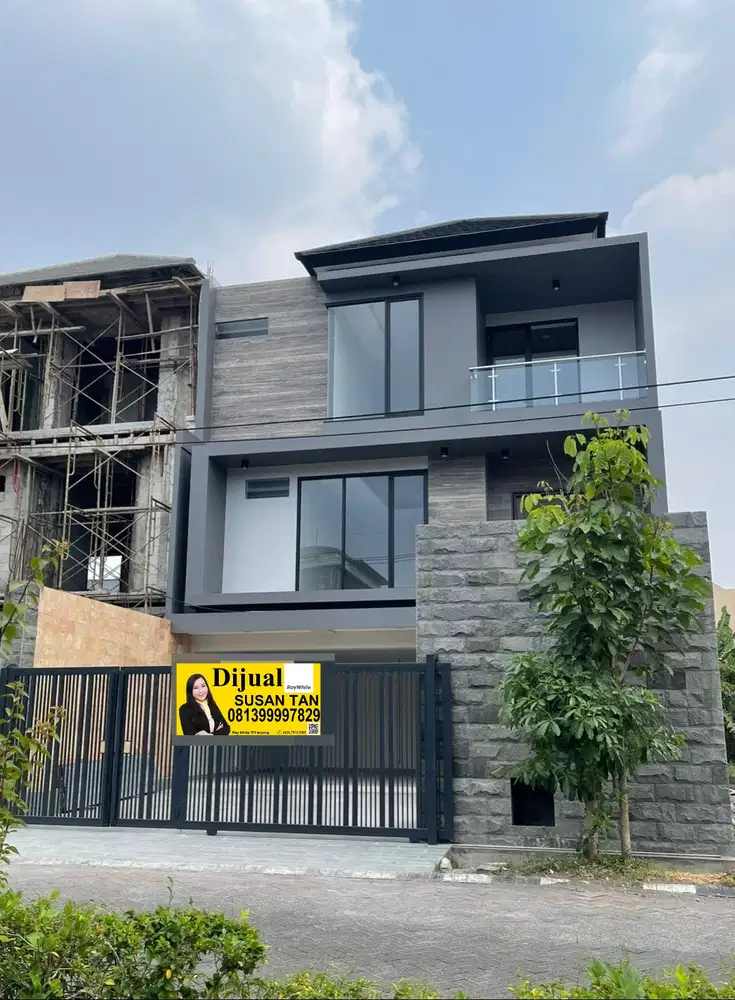 DIJUAL RUMAH BARU 3 LANTAI BABATAN PRATAMA SURABAYA