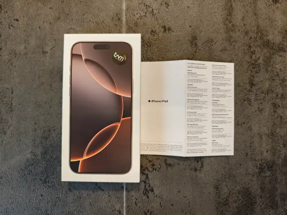 iphone 16 promax 256GB dessert titanium new segel