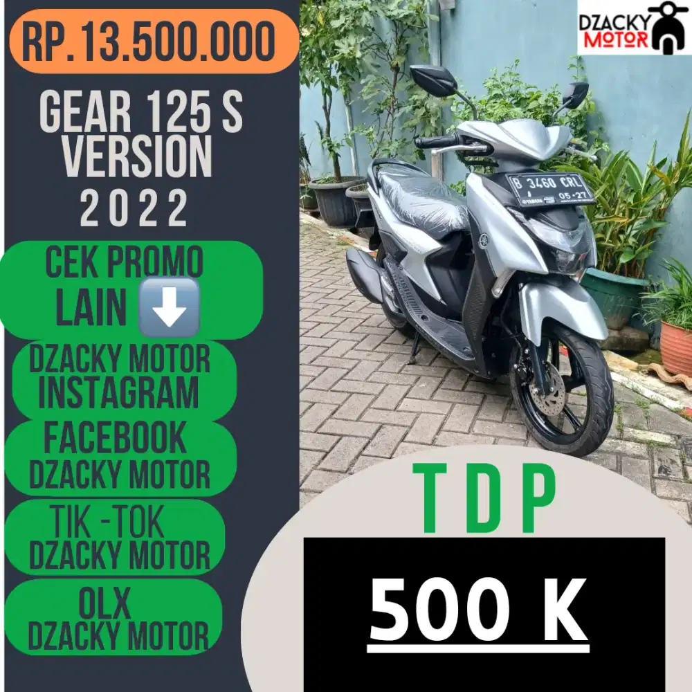 GEAR 125 S VERSION 2022 SECOND DP PROMO