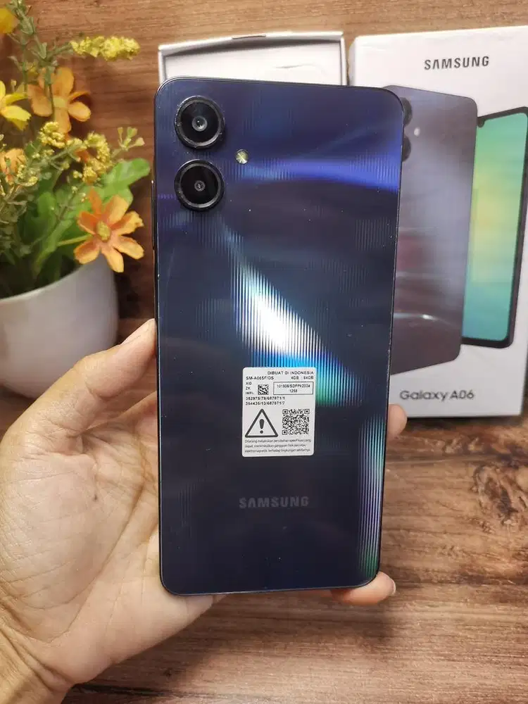 Samsung a06 ram 4 64gb garansi april 2026 fullset