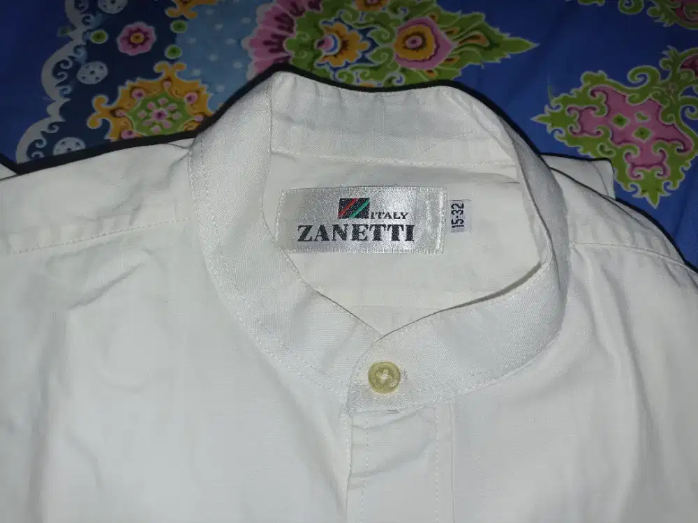Baju Atasan Pakaian Kemeja Zanetti Italy Original Gratis 1 Kemeja